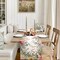 Spring Linen Table Runner 13x72 Inch – Watercolor Floral Design for Seasonal, Holiday, Kitchen, Dining Room, Mantel, and Farmhouse Home Décor